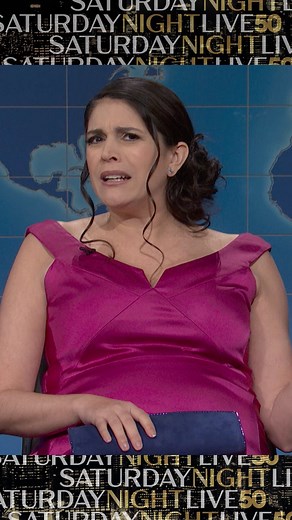 665K views · 31K reactions | The Girl You Wish You Hadn't Started a Conversation with at a Party stops by the Update desk #SNL50 | Saturday Night Live | Facebook