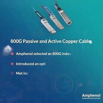 Amphenol Advantage – HSIO Cable Networking Technology