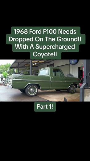 1968 Ford F100 Needs Dropped On The Ground!! With A Supercharged Coyote!! #fyp #foryou #foryoupage #texasmetal #airridesuspension #airride #custom #upgrades #idontowntherightstothisvideo #idontowncopyrights #extensivemetalworks #htown #houston #texas #for #ford #f10 #f100 #baggedtrucks #50coyote #superchargedcoyote