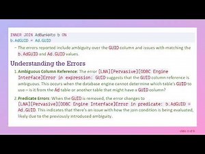 Fixing the Inner Join Issue in Pervasive SQL v10