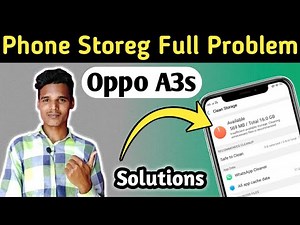 Oppo A3s Internal Storage Problem / How To Solve Storage Problem In Oppo A3s.