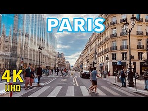 Paris walking tour | walking around Hôtel de Ville paris 2021 | Paris 4K | A walk in Paris