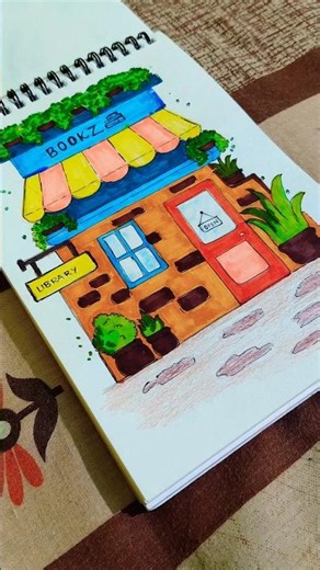 Easy Drawing for beginners #art #acrylicmarkers #artist #shorts