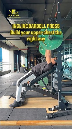 Master the Incline Barbell Press and build a stronger, fuller upper chest. #keeptraining