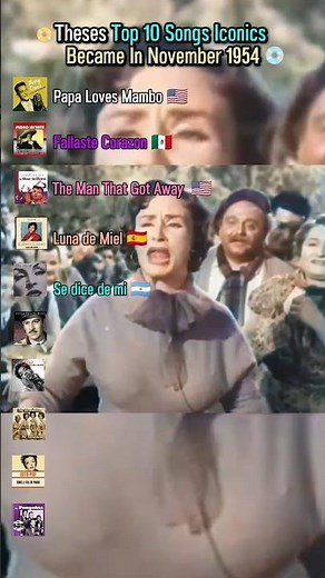 ♥️The 10 Themes Iconics In 1954 November🇺🇸 #shorts