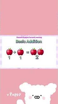 Learn the Basic Addition|Addition for kids| Preschool Learning #educationalvideo