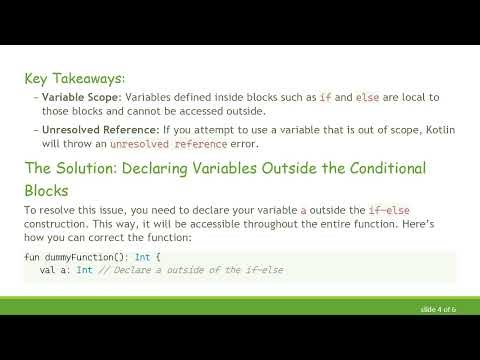 Understanding Unresolved Reference Errors in Kotlin: A Deep Dive into Scope Issues