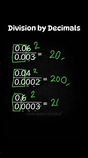 Decimal Division Trick Fast Mental Math with Small Decimals #mentalmath #mathtricks #maths