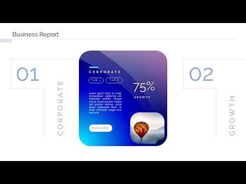 Amazing PowerPoint Presentation Animated Template Design for Business Presentations in MS Office365
