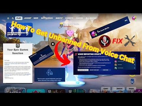 Fortnite Voice Ban Fix - How To Remove Voice Chat Ban On Fortnite