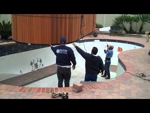 Swim Spa and Hot Tub Installed into Existing Swimming Pool