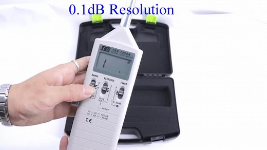 TES-1350A Sound Level Meter a and C Frequency Weighting 0.1dB Resolution Noise Tester