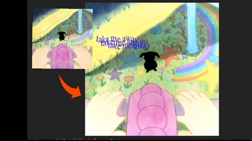 【费那奇GIF大赛】如何用ae把一张儿童画变成梦核感小动画