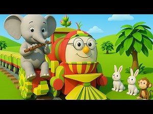 Humpty the Train Animals Song | हम्प्टी ट्रैन और उसके फल दोस्तों से मिलिए| Nursery rhyme |kids songs