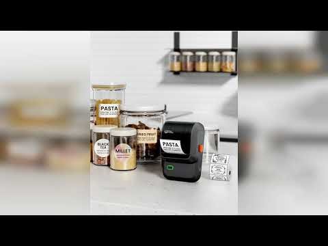 Review: Label Maker Machine with Tape, M100 Bluetooth Label Printer, Versatile App with 2000 I...