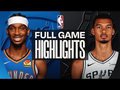 THUNDER at SPURS | FULL GAME HIGHLIGHTS | December 23, 2025
