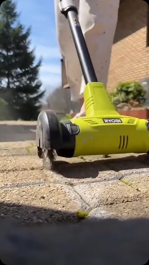 RYOBI Tools USA on Instagram: "Say goodbye to stubborn weeds and hello to the 18V ONE+ Wire Brush Patio Cleaner! Easily clear those pesky weeds that find their way through bricks and pavers on your patios, decks and driveways. #AToolForEveryYard Get yours today at the link in our bio. ⤴️ 📸: @newbuild_newlyweds"