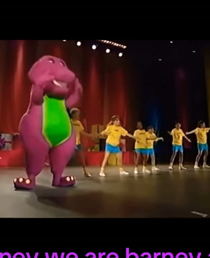Barney we are barney and the backyard gang song