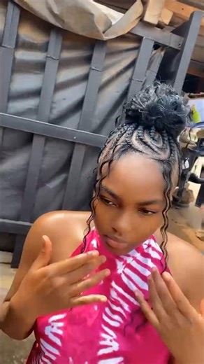 ghana weaving hairstyle for pretty ladies