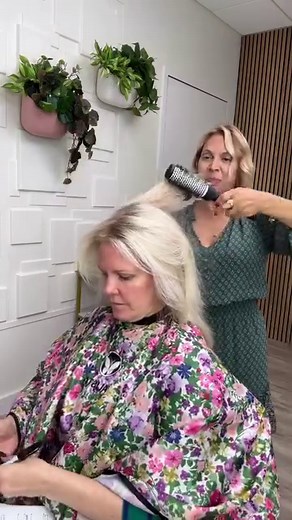 10K views · 102 reactions | A classic cut, color and blowout for @terriconnqvc before our one-hour show tomorrow! Tune in tomorrow at 1pm ET on @QVC, where you can shop all the essentials from this video: ✨ Jousse Cleanse + Condition ✨ Jousse Vitality Spray ✨ Smoothie Brush ✨ Embellish Texturizing Foam ✨ FauxBlo — available in a brand new color  | Calista by Maria McCool | Facebook