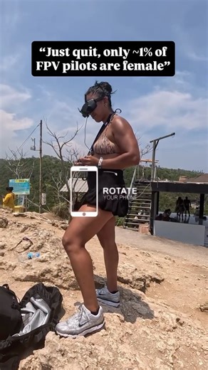 Katherine Garcia🙋🏽‍♀️ | Drone Pilot/Videographer/Photographer on Instagram: "Flying FPV is rare Female FPV pilots are even rarer I chose to fly anyway 🫡 If you don’t see yourself represented, be the reason someone else does. Welcome to the 1%. 🚁 📸: @kginthesky (follow for more) #fpv #fpvdrone #fpvlife #dronepilot #dronevideo dronefootage cinematicdrone womenwhodrone womenintech womencreators creatorsofinstagram filmmakersofinstagram aerialcinematography breakthestereotype representationmatt