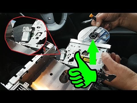 BMW I-Drive CCC how to remove stuck discs.