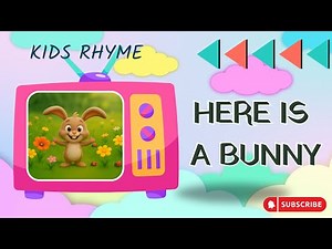Here is a Bunny | Bunny Poem for Kids | Animated English Nursery Rhyme | Kiddies world TV