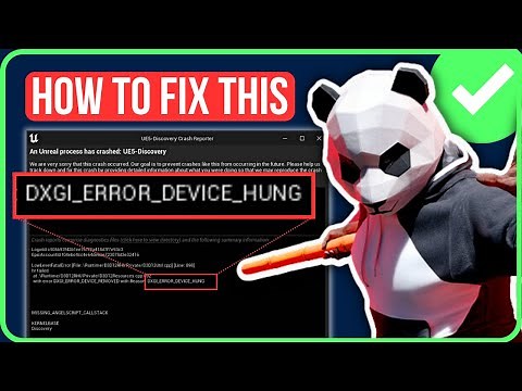 [FIXED] THE FINALS DXGI_ERROR_DEVICE_HUNG (New)