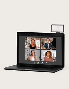 Lume Cube Video Conference Lighting Kit Webcam LED Light with Laptop Mount