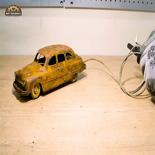 ZIM-12 Toy Car Restoration – A Classic Returns to Life 🚙 #ZIM12 #VintageToy #RestorationProject #ClassicToy #BeforeAndAfter | Matt Rockhold