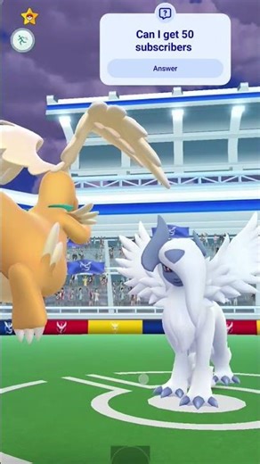 Defeating mega Absol with mega dragonite