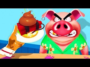 Using POOP HANDS to make TNT Burgers (Cooking Clash VR)