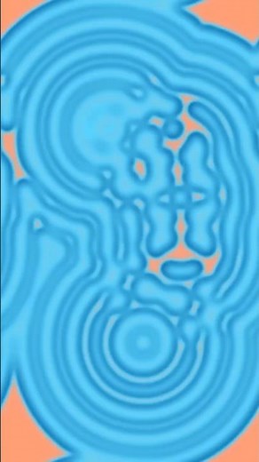 Chaotic Diffusion with period doubling inversion #simulation #physicssimulation #physics