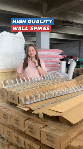 Wall Spikes - Anti-climb, anti-theft. Ideal for protecting walls, security fencing, gates and flat roofs. ✅ Easy to install ✅ Affordable ✅ Effective intrusion deterrent #wallspikes #razorspikes #starshapedspikes #spikes #security #fencing #galavanizedsteel #galavanized #wall #fence #anticlimb #antitheft #tools #hardware #DirectSupplier #modernstyle #pambakod #metal #construction #building #projects #fyp #tools #outdoortools #wire #Wiremesh #joyawiremesh #manufacturer | Joya Wire Mesh