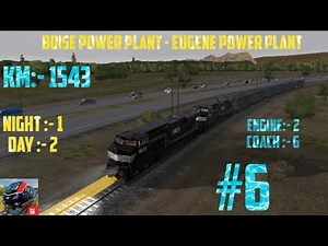 Train Simulator Pro USA - Gameplay Walkthrough(Android, iOS) |#Hyperglide Gamerz #6 Km :- 1543
