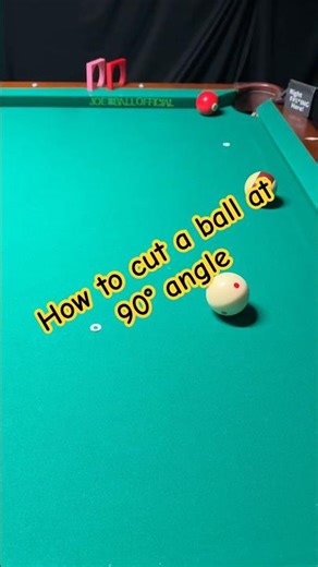How to cut a Billiards ball on difficult angle | Pool Table Kesson