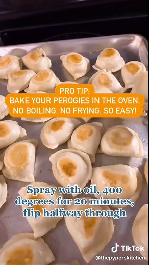 Easy Baked Perogies Recipe | Food TikTok