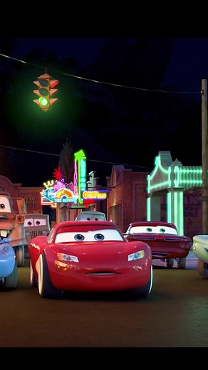 Lightning McQueen's Epic Race in Cars Movie