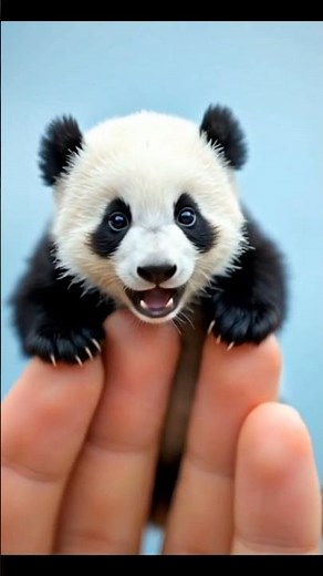 The Cutest Tiny Panda You’ll Ever See 🐼✨ (So Small It Fits on Your Fingers!)