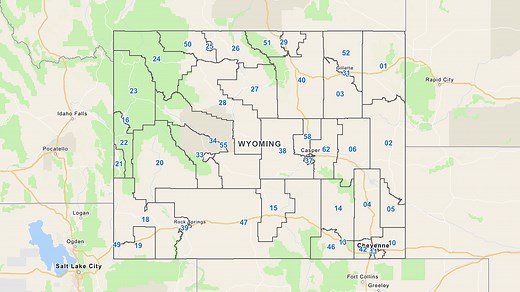 Updated Wyoming Legislative District maps now available - Local News 8