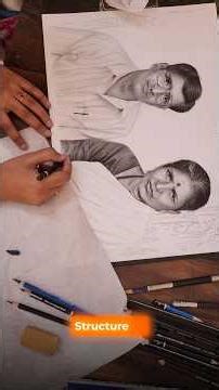 Mistakes Killing Your Realism! (Portrait Tips) ✏️🎨❤️ #realism #portraitdrawing #shorts #realisminart