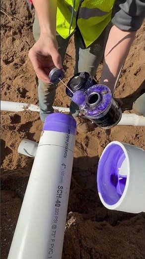 4” schedule 40 PVC done right.