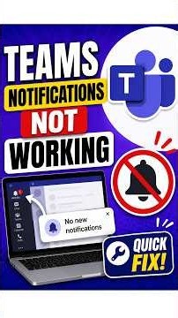 Teams Notifications Not Working? Fix It