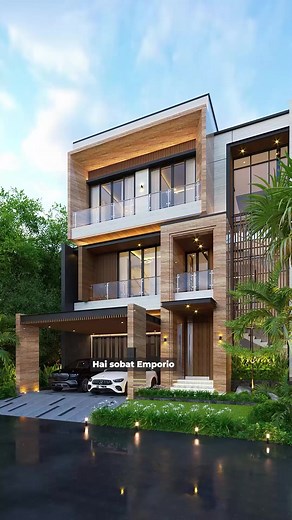 Mr. ADR 1617 Modern House 3 Floors Design - Jakarta.Land Area : width 12 m x length 27 m.#emporioarchitect #arsitek #architect #desainrumahmodern #rumahmodern #arsitekrumahmodern #jasadesainrumahmodern #desainrumah3lantai #rumah3lantai #desainrumahidaman #designrumah #rumah #rumahmewah #arsitekonline #inspirasirumah #desainrumahjakarta #arsitekjakarta #architectures #housedesigner #amazingarchitecture | Emporio Architect