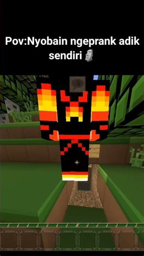 prank adik sendiri🗿 #shorts #minecraft