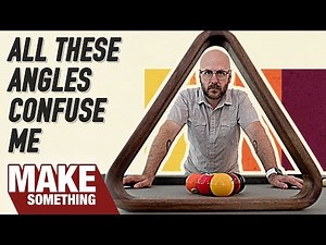 Woodworking Project | Pool Billiard Ball Rack Made With Black Walnut