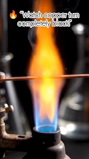 🔥 Copper Turns Black! Real Chemistry Experiment | Copper Oxide Formation