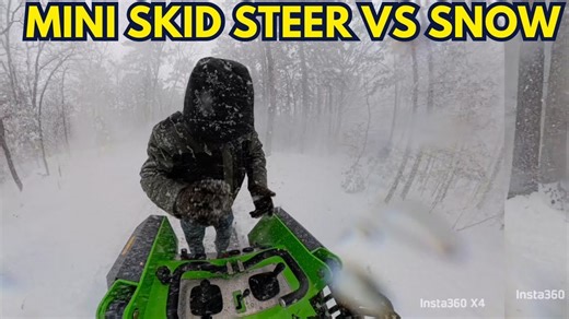How mini skid steers improve efficiency in snowy conditions