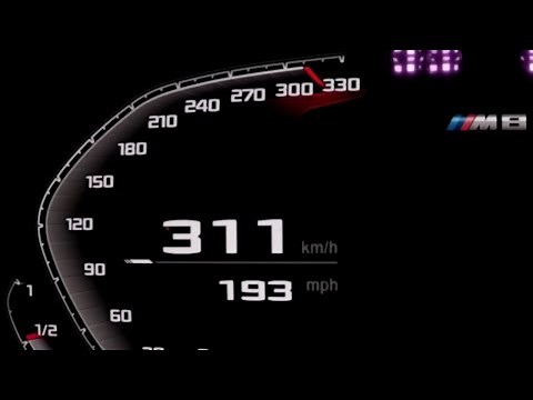 BMW M8 Competition Coupe acceleration: 0-60 mph, 0-100 km/h, 0-200-250-300 top max speed :: 1001cars