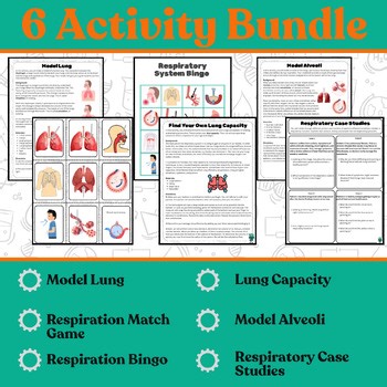Respiratory System Activity Bundle: Middle School Science Models Games Projects